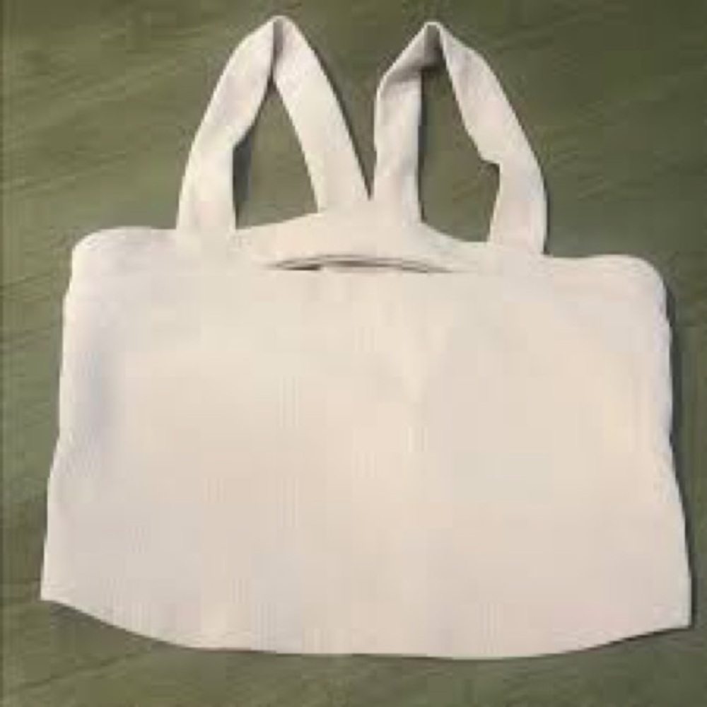 Sincerely Jules White Activewear Sports Bra/ Crop Top